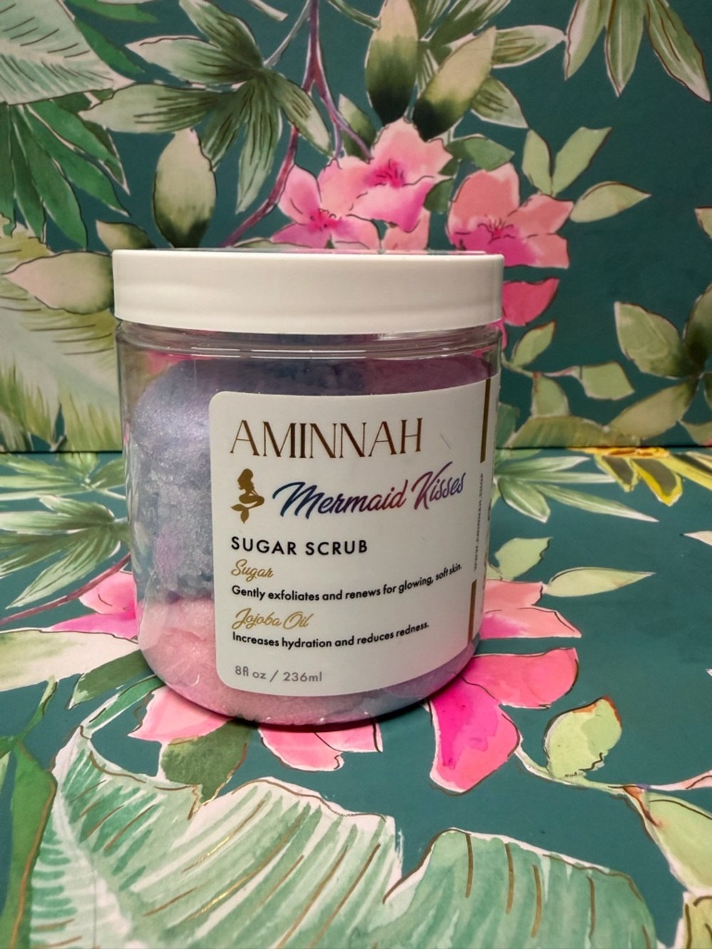 AMINNAH Mermaid Kisses Sugar Scrub & Whipped Body Butter Set NWT - Picture 2 of 7